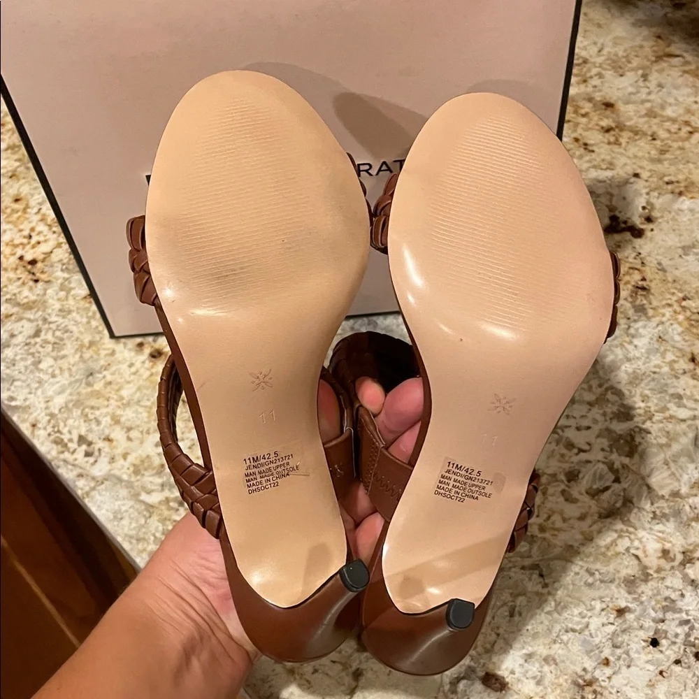 BCBGeneration Women's Brown Heeled Sandals